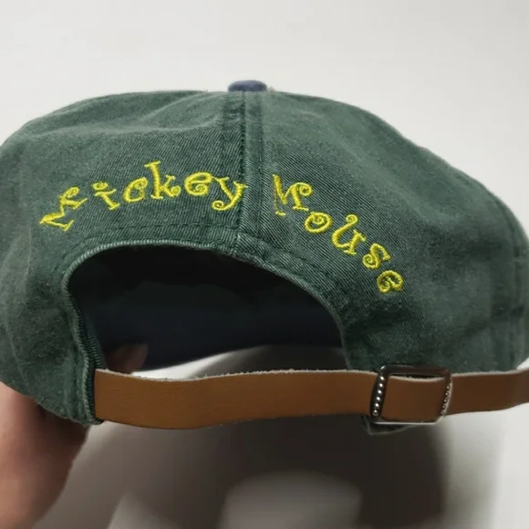 Official Disney Mickey Mouse Vintage 90s Embroidered Adult Hat Baseball Cap - Picture 6 of 13